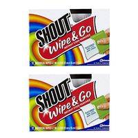 Shout Wipe & Go Instant Stain Remover - 12 CT, 2-Pack