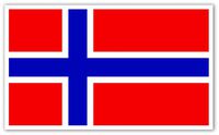 Norwegian Flag Norway Vinyl Decal Bumper Sticker