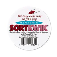 Sortkwik Fingertip Moisteners, 1 3/4 oz, Pink, 2/Pack