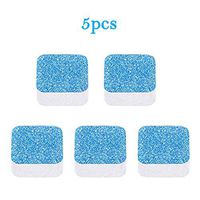 5PCS Washing Machine Cleaner, Solid Cube Effervescent Tablet Washer Cleaner Deep Cleaning Remover with Triple Decontamination for Bathroom Kitchen (5)