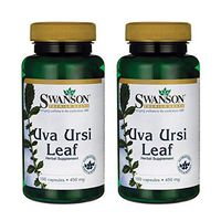 Swanson Uva Ursi Leaf 450 Milligrams 100 Capsules (2 Pack)