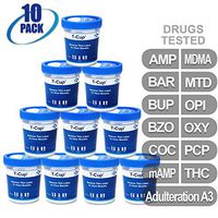 MiCare [10pk] - 12-Panel Multi Drug Test Cup (AMP/BAR/BUP/BZO/COC/mAMP/MDMA/MTD/OPI/OXY/PCP/THC with A3) #MI-TDOA-6124A3