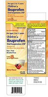 Children's Ibuprofen Suspension 4 FL OZ Berry Flavor