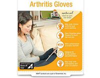 IMAK - Compression Arthritis Gloves for Pain and Stiffness of Hands, One Pair of 2 Gloves - Black, Medium