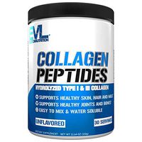 Evlution Nutrition Collagen Peptides Protein Powder, Premium Hydrolyzed Collagen to Support Healthy Skin, Hair, Bones, Joints, Nails & More (30 Servings)