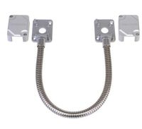 SECO-LARM SD-969-M15Q/S Armored Electric Door Cord/Removable Covers, Silver, Designed to carry wiring to conduct power to electric locks or access systems, Surface-mounted