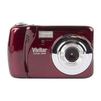 Vivitar VX018 Selfie Cam Digital Camera, Red