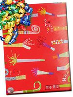 30" X 15' Birthday Party Blowers Gift Wrap