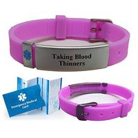 Taking Blood THINNERS Advisor Medical ID Bracelet