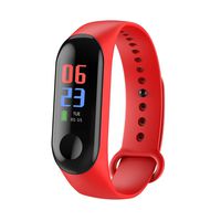 FEDBNET Sport Bracelet Fitness Tracker M3 Smart Watch 0.96Inch Screen Blood Pressure Heart Rate Monitor Fitness Sport Bracelet Wristband