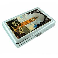 Metal Silver Cigarette Case Vintage Poster D-221 Big Ben London