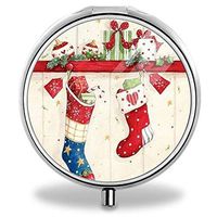 Pill Box Organizer Holder - Weekly Medicine Organizer- Christmas Decorations Sale Medication Vitamin Container
