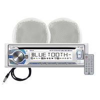 Dual MCP420BT Marine CD Receiver with 6.5-Inch Speaker - Set of 1
