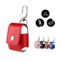 Borave AirPods Case Anti-Lost Leather Protective Cover for Apple AirPods