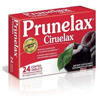 Prunelax Ciruelax Laxative Tabs, 24 ea (Pack of 6)
