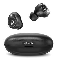 Purity True Wireless Earbuds with Immersive Sound, Bluetooth 5.0 Earphones in-Ear with Charging Case Easy-Pairing Stereo Calls/Built-in Microphones/IPX5 Sweatproof/Pumping Bass for Sports,Workout,Gym