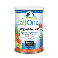 allOne Multiple Vitamin & Mineral Powder, Original Formula | Once Daily Multivitamin, Mineral & Amino Acid Supplement w/ 8g Protein | 30 Servings