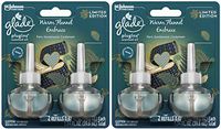 Glade Plugins Scented Oil Refills - Limited Edition - Warm Flannel Embrace - 2 Count Oils Per Package - Pack of 2 Packages