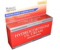 Berkley and Jensen Maximum Strength Hydrocortisone 1 % Anti Itch Cream 2 Ounce Tube (Pack of 2)