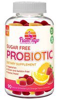 Probiotic Gummies Sugar Free - 5 Billion CFU, Non GMO, Vegetarian (NO Gelatin or Gluten) and Kosher. Probiotics for Women, Kids, and Men. Digestive and Immune Health | 90 Count