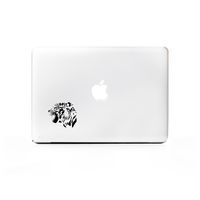 (2X) StickAny Laptop Series Tiger 2 Sticker for MacBook Pro, Chromebook, Surface Pro, and More (Black)