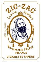 4 Packs Booklets Zig Zag Original Cigarette Rolling Papers