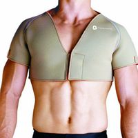 Thermoskin Double Shoulder Wrap, Beige, 4X-Large