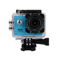 Sports Digital Camcorder Video Camera,Waterproof 4K Wifi 1080P Sports Action Remote Control Camera DVR Cam Camcorder (Blue)