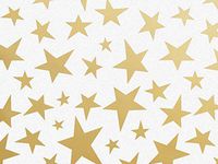 Golden Stars Design Print Gift Grade Tissue Paper Sheets - 15" x 20" Package Amount (48)