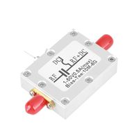 1 Pcs 10MHz-6GHz Bias Tee Broadband Radio Frequency Microwave Coaxial Bias Consists of High Frequency Inductors and Capacitors for Broadband Amplifier