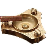 F.A.N.G.Canju Cigar Ashtray Retro Copper Decoration Large Cigar Smoker Gift Box Packaging