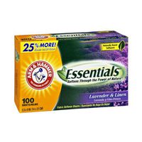Arm & Hammer Essentials Lavender & Linen Fabric Softener Sheets