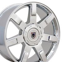 OE Wheels 22 Inch Fits Chevy Silverado Tahoe GMC Sierra Yukon Cadillac Escalade CV80 Chrome 22x9 Rim Hollander 5309