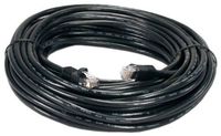 QVS CC715-14BK 14 ft. CAT6 Gigabit Flexible Molded Black Patch Cord