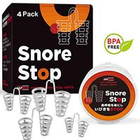Snore Stopper Solution - Anti Snoring Nose Vents - Set of 4 Nasal Dilators - Natural Stop Snoring Devices - Reduce Snoring