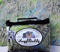 'NUGGLEBUDDY NEW! Microwavable Moist Heat & Aromatherapy Organic Rice Pack Pretty"Ocean Bay"Batik Fabric. UNSCENTED. Great Gift Idea!