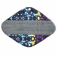 12 Inch Heavy Flow Charcoal Bamboo Mama Cloth/ Menstrual Pads/ Reusable Sanitary Pads (Ink)