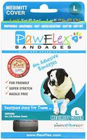 PawFlex Bandages Medimitt 10 Bandage Cover for Pets, Large, White