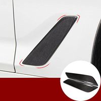 Carbon Fiber Fender Side Air Intake Trim Cover For BMW 5 Series G30 2017-2019
