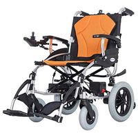 HWZLOIK Wheelchair，Electric Wheelchair Folding Portable Small Elderly Disabled Elderly Scooter Mutual Help Intelligent Automatic