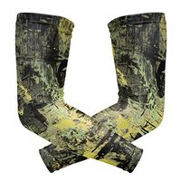LEVEIS Abstract Art Arm Sleeves UV Protection for Men Women Sunblock Protective Gloves Running Golf Cycling Driving Long Arm Cover 1 Pair