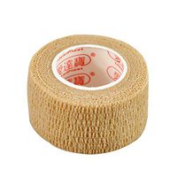 Pack of 3 Rolls Waterproof Self Adhesive Bandage Tape Finger Joints Wrap Sports Care (1inch*6yds, Skin)