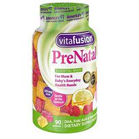Vitafusion PreNatal Dietary Supplement, Lemon & Raspberry Lemonade Flavors 90 ea (Pack of 5)