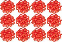 PMU Gift Bows Confetti, Medium, Orange (12/Pkg) Pkg/1