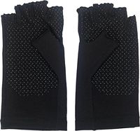 Protexgloves Grip Short Fingerless (Black, Large)