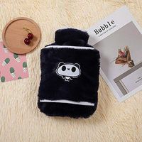 Myzixuan Winter Filled Water hot Water Bag Embroidery Portable Water Injection hot Water Bag Warm Hand bao Men and Women Winter Gifts
