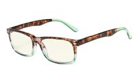 Eyekepper Anti Glare Computer Reading Glasses, Tortoise-Green +1.50