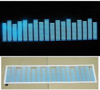 Koolertron 900x250mm Sound music Activated Car Stickers Equalizer Glow with sky blue Light