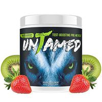 Complete Nutrition Untamed Pre-Workout, Strawberry Kiwi, Testosterone Boosting, Increase Energy, Strength, Endurance, 1.3 lb tub (40 Servings)