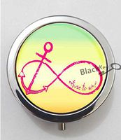 BlackKey I Refuse To Sink 3-Compartment Decorative Pocket Gift Box Case Organizer for Pill, Color 1 -688